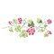 Small Geranium Wall Stencil | 2946 by Designer Stencils | Floral Stencils | Reusable Art Craft Stencils for Painting on Walls, Canvas, Wood | Reusable Plastic Paint Stencil for Home Makeover | Easy to Use & Clean Art Stencil